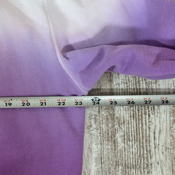 Women’s Vans Off the Wall Hi-Point Dip Dye Hoodie Purple White Size Large - Picture 4 of 9